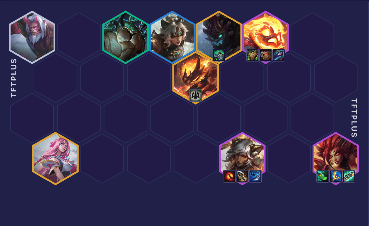 Đội hình Zyra 6 Dũng Sĩ Flex